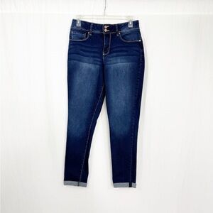 Royalty For Me High Rise Ankle Jeans, Size 6, Blue